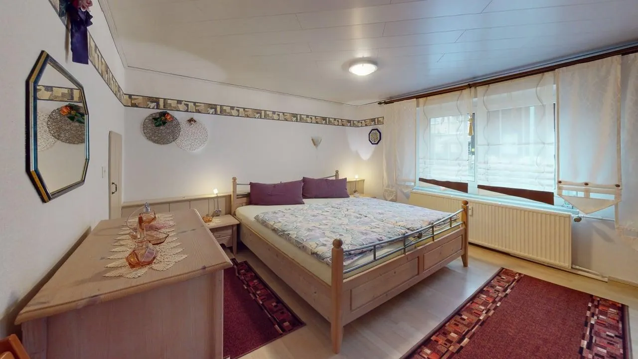 Schlafzimmer der Parterre Ferienwohnung